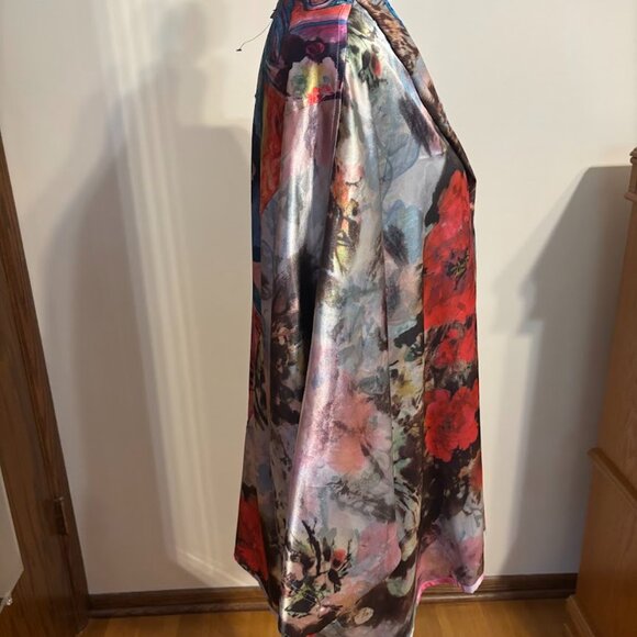 NWT JOHN MARK Multicolor REVERSIBLE Kimono - Size 3x (Polyester/Spandex) - Picture 8 of 12
